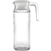 Olympia Pichet en verre avec couvercle, 1 litre (6 pièces)