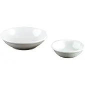 Olympia Whiteware Bol à sauce soja blanc rond 7 cm (12 pièces)