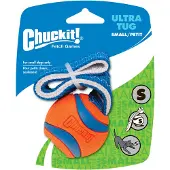 Chuckit! Balle sur une corde szarpak 5 cm pour un chien (Jouet à mâcher pour chiens)