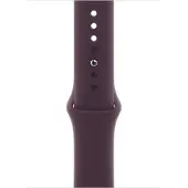 Apple Watch 42/44/45 mm Silicone Bracelet Sport Cerise Noire