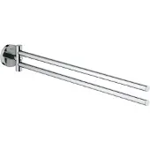 GROHE Essentials Porte-serviettes - 45cm - double - pivotant - chrome 40371001
