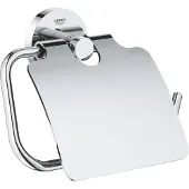GROHE Essentials porte-rouleau de WC avec clapet chromé 40367001