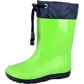Beck Bottes en caoutchouc bleu nuit / pomme