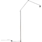 QAZQA Lampadaire à bras en acier - Editor