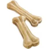 Brekz peau de boeuf - os à mâcher pressé pour chien 21 cm