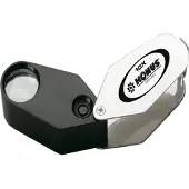 Konus Loupe conique 10x éclairage LED Loupe à main grossissante