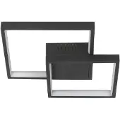 Highlight Plafonnier design Piazza noir 32 x 32cm