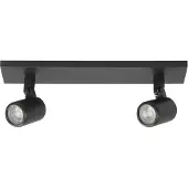 Highlight Moquerie Rain Noir 2 lumières droit