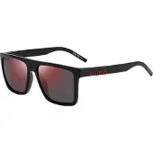 HUGO BOSS Lunettes de soleil '1069/S' rouge cerise / noir