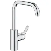 Kwc Robinet de cuisine LUNA E6 en CHROME avec levier delatéral / Mitigeur monocommande