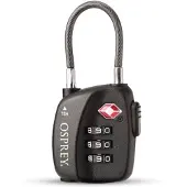 Osprey Tsa 3 Antivol à lanières Noir Noir One Size