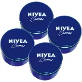 Nivea Cream Tin - Pour le visage, les mains et le corps - Hydratation 48H - Crème pour le corps - Pack Avantage - 4 x 400 ml