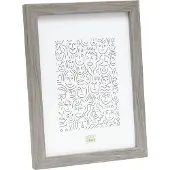 Deknudt Cadre en bois étroit en gris 13x18