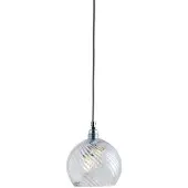 Ebb & Flow Rowan Suspension en Cristal Round Silver | Ø15.5 cm | Swirl IP20