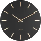 Karlsson - Horloge murale Charm Small - Noir