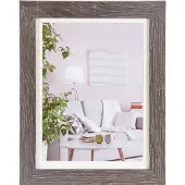 Henzo Cadre photo Moderne - 15x20cm - Gris foncé