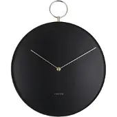 Karlsson Horloge Karlsson Hook Metal Black 34 cm