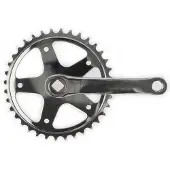 Vinty Crank Set 36T. Sans jeu 130 mm 1 8 argent