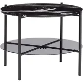 Hubsch Magnifique Table Basse Marbre/fumé | 020805