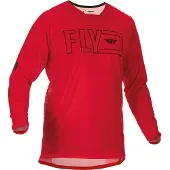 FLY Racing Kinetic Fuel Long Sleeve Enduro Jersey Rouge M Homme