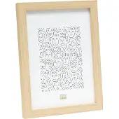 Deknudt Cadre étroit en bois naturel 20x20