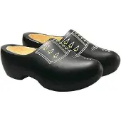 Ulgersma Sabots en Bois Gevavi VV Noir-Taille 40