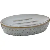 kela Porte-Savon Kela Dots Gris / Marron