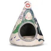 Takara Tipi à fleurs violettes
