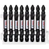 Bosch Set d'embouts de vissage Impact Control, 8 pièces, PZ2, 65 mm - 2608522338