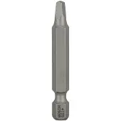 Bosch embout de vissage extra-dur, r2, 49 mm - lot de 3 - queue a six pans exterieurs 1/4