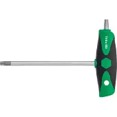 Wiha Tournevis TORX avec poignée en T et prise de force latérale, Dimensions : T 10, Long. de la lame 100 mm