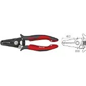 Wiha 33471 Pince à dénuder Electronic - Dénudeurs 0,8-2,6 mm - 165 mm