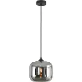 Artdelight Lampe suspendue Preston-24 verre fumé