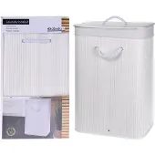 Bathroom Solutions Panier à linge pliable Blanc