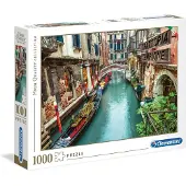 Clementoni , le Puzzle européen Made in Italie Puzzle Venise Canal - 1000 pièces