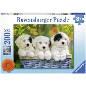 Ravensburger Puzzle - Chiots câlins, 200 pièces XXL