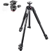 Manfrotto MK190X3-3W1 + 804 II Tête à 3 Voies