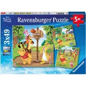 Ravensburger Disney Winnie l'ourson Sports Day, 3x49pcs.