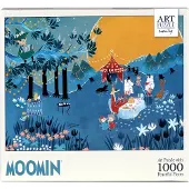 Muumi Puzzle artistique Moomin Bleu 10