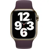 Apple Watch 38/40/41 mm Silicone Bracelet Sport Cerise Noire