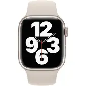 Apple Watch 38/40/41 mm Silicone Bracelet Sport Lumière Stellaire