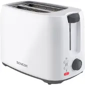 Sencor Grille-pain, , Métal, Pour 2 tranches, 750 W, Blanc