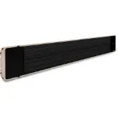 Trotec Chauffage sombre IRD 2400 Chauffage noir, chauffage radiant, chauffage de terrasse, chauffage de balcon, télécommande, IP55, 2.400 W