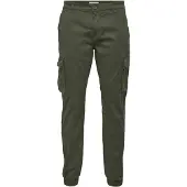 Only & Sons Pantalon cargo 'ONSCam Stage' olive
