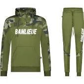 Banlieue Salopette 3D avec logo en relief et imprim? camouflage
