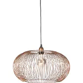 QAZQA Suspension industrielle en cuivre 49 cm - Finn