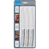 Amefa Bongo 2465 hamered set de 3 couteaux à steak