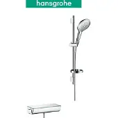 Hansgrohe HG Combiné de douche RAINDANCE SELECT Bsta Unica'S Puro Set 650mm chromé