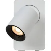 Lucide Lampe de chevet Nigel avec point de charge USB blanc