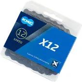 Kmc X12 Road/mtb Chain Noir 126 Links
